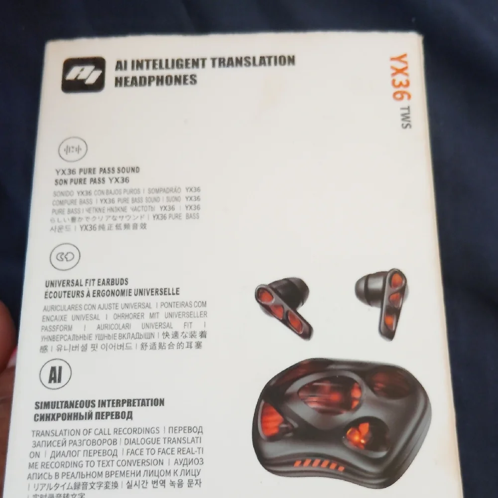 AI Intelligent Translation Headphones